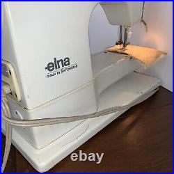 Vintage Elna SU 62 C Sewing Machine Made In Switzerland Works Great