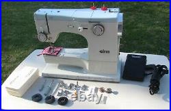 Vintage Elna Su 62c Sewing Machine With Instructions, Switzerland