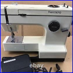 Vintage Kenmore 158-10600 Portable Sewing Machine Good Condition