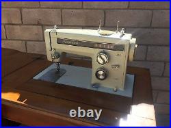 Vintage Kenmore Sewing Machine Model 158.13571 and Table