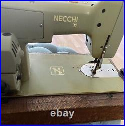 Vintage Necchi Bu Mira Sewing Machine Made In Italy