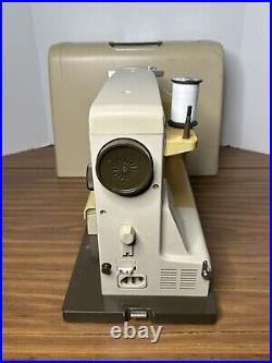 Vintage Riccar Super Stretch Sewing Machine Japan Model 806 Case Tested Working