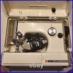Vintage Sears Kenmore 158-10302 Portable Sewing Machine Rose Hard Case