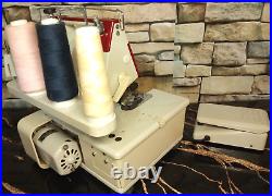 Vintage Sewing Machine Riccar Lock RL-343DR Serger Japan Combine 3 Pro Stitches