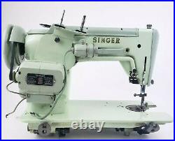 Vintage Singer 319W Sewing Machine seafoam green parts Untested