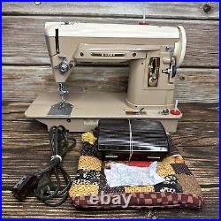 Vintage Singer 404 Slant Needle Sewing Machine with Pedal Tested/Working