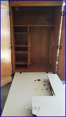 Vintage Singer Model 380 Space Saver Sewing Cabinet / Desk