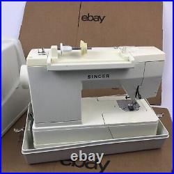 Vintage Singer Model 4624 Sewing Machine With Foot Pedal White