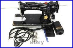 Vtg 1936 Singer Sewing Machine JB374875 For Parts or Repair 95-145 Volts