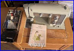 Vtg Sears Kenmore Model 158.16020 ZIG ZAG Sewing Machine With Table