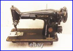 Vtg antique Singer 201 201-3 centennial 1851-1951 sewing machine AK540672