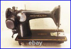 Vtg antique Singer 201 201-3 centennial 1851-1951 sewing machine AK540672