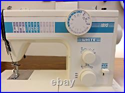 WHITE 14 Stitch JEANS Sewing Machine with Walking Foot Denim Leather SERVICED