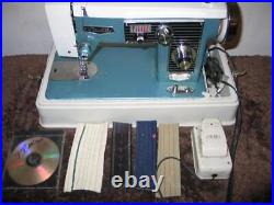 WHITE Visatti HEAVY DUTY SEWING MACHINE, All Steel PERCISION Built DeLUXE