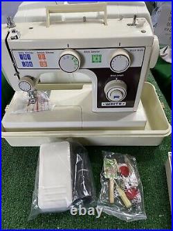 White Free Arm Sewing Machine Model 1620-1 WithAccessories Never Used