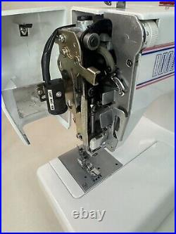 White Jeans Machine Sewing Machine With Foot Pedal Model 1888